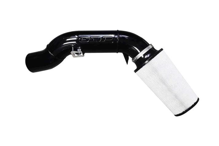 Load image into Gallery viewer, Showcasing the GDP 4&quot; Open Air Intake Tube paired with an S&amp;B Filter on a 2003-07 Ford Powerstroke 6.0L. The image highlights the sleek, robust design of the intake tube and the superior quality of the S&amp;B Filter, emphasizing their perfect fit and enhancement to the engine&#39;s performance.
