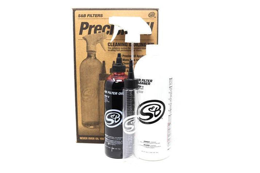 The image showcases the Precision II: Cleaning & Oil Kit, complete with all the necessary tools and solutions to clean and oil all GDP intakes, maintaining their performance and extending their lifespan.