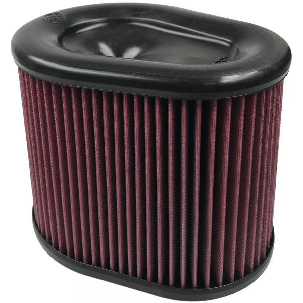 Laden Sie das Bild in Galerie -Viewer, Air Filters for S&amp;B Intake Kits 75-5075, Cotton Cleanable Red (KF-1062) and Dry Extendable White (KF-1062D)
