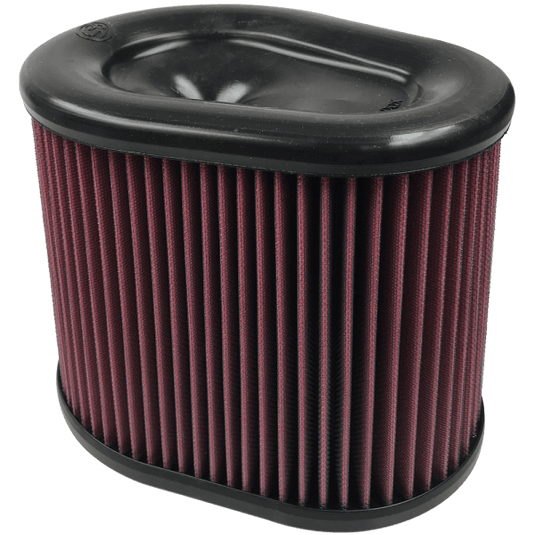 Air Filters for S&B Intake Kits 75-5075, Cotton Cleanable Red (KF-1062) and Dry Extendable White (KF-1062D)