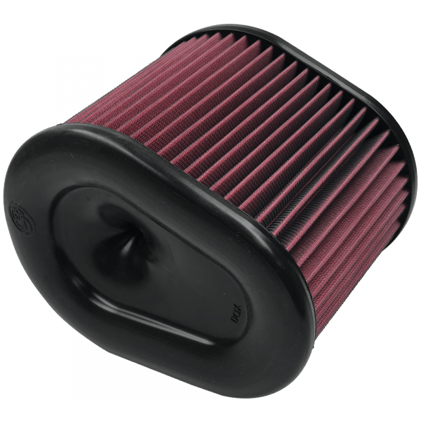 Load image into Gallery viewer, Air Filters for S&amp;B Intake Kits 75-5075, Cotton Cleanable Red (KF-1062) and Dry Extendable White (KF-1062D)
