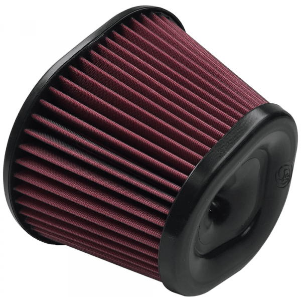 Cargue la imagen en el visor de la galería, S&amp;B Air Filter for Intake Kits 75-5068, Oiled Cotton Cleanable Red
